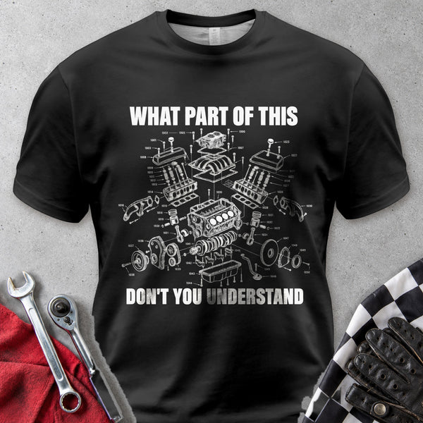 What Part Of This Don't You Understand Comfort Colors Tee in Black