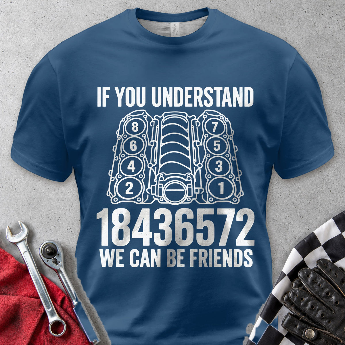 18436572 Firing Order Comfort Colors Tee in Navy