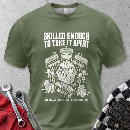 Skilled Enough To Take It Apart Comfort Colors Tee in Hemp