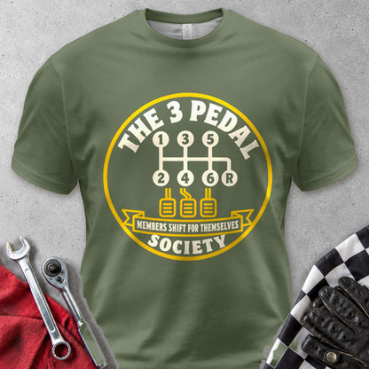 3 Pedal Society Comfort Colors Tee in Hemp