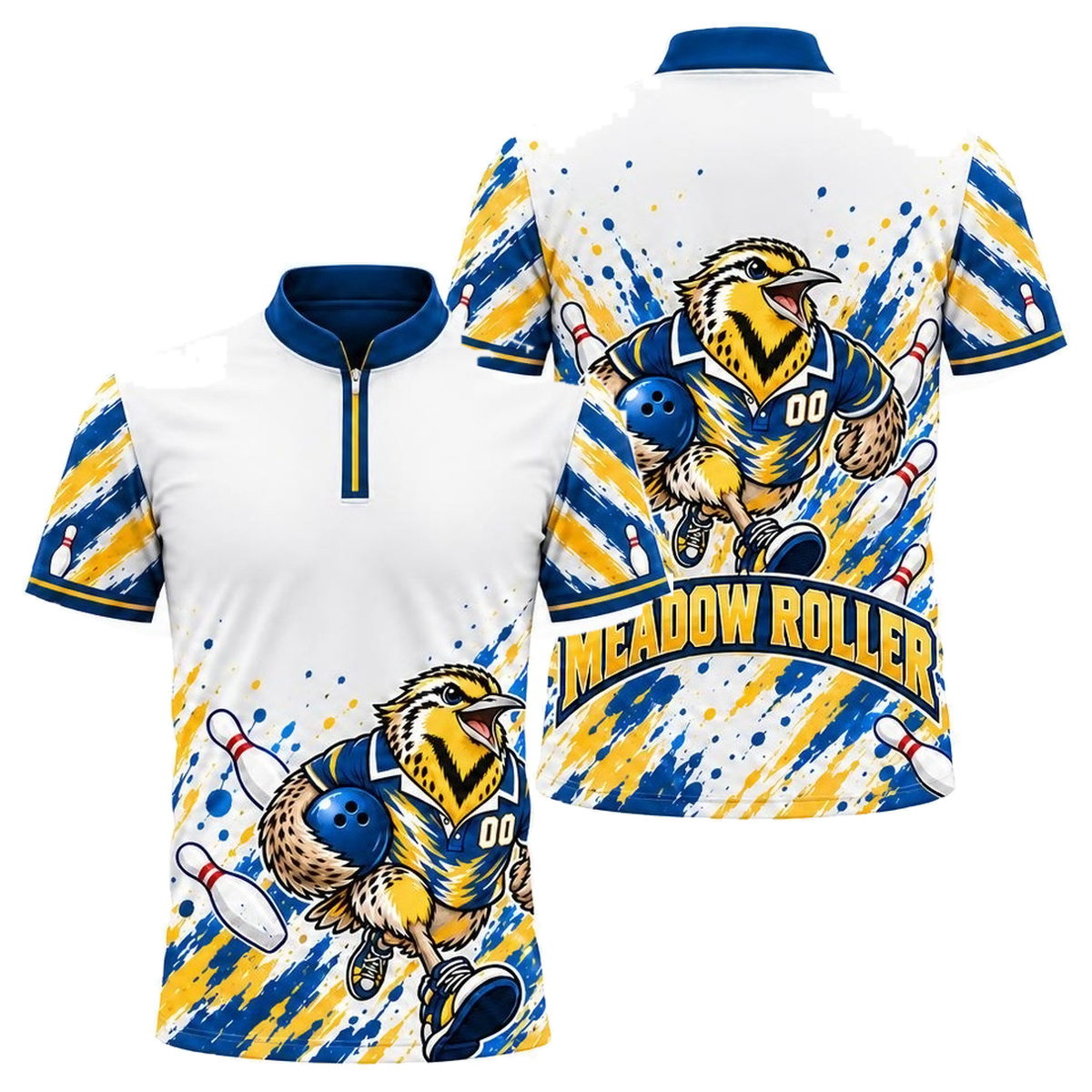 Montana Meadow Roller Bowling Jersey in Montana Colors