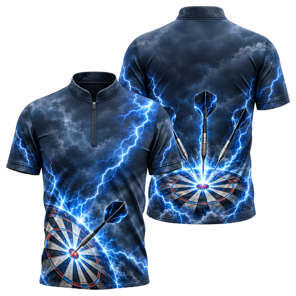 Storm Bullseye Darts Jersey in Royal & White