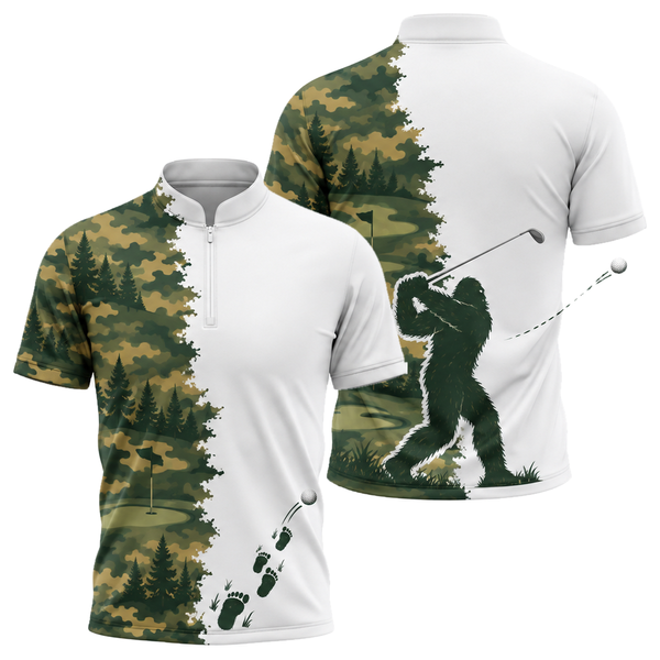 Bigfoot Fairway Golf Jersey in Green & Gold