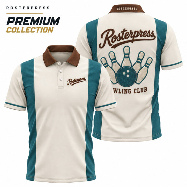 Rosterpress 1962 Panel premium bowling polo