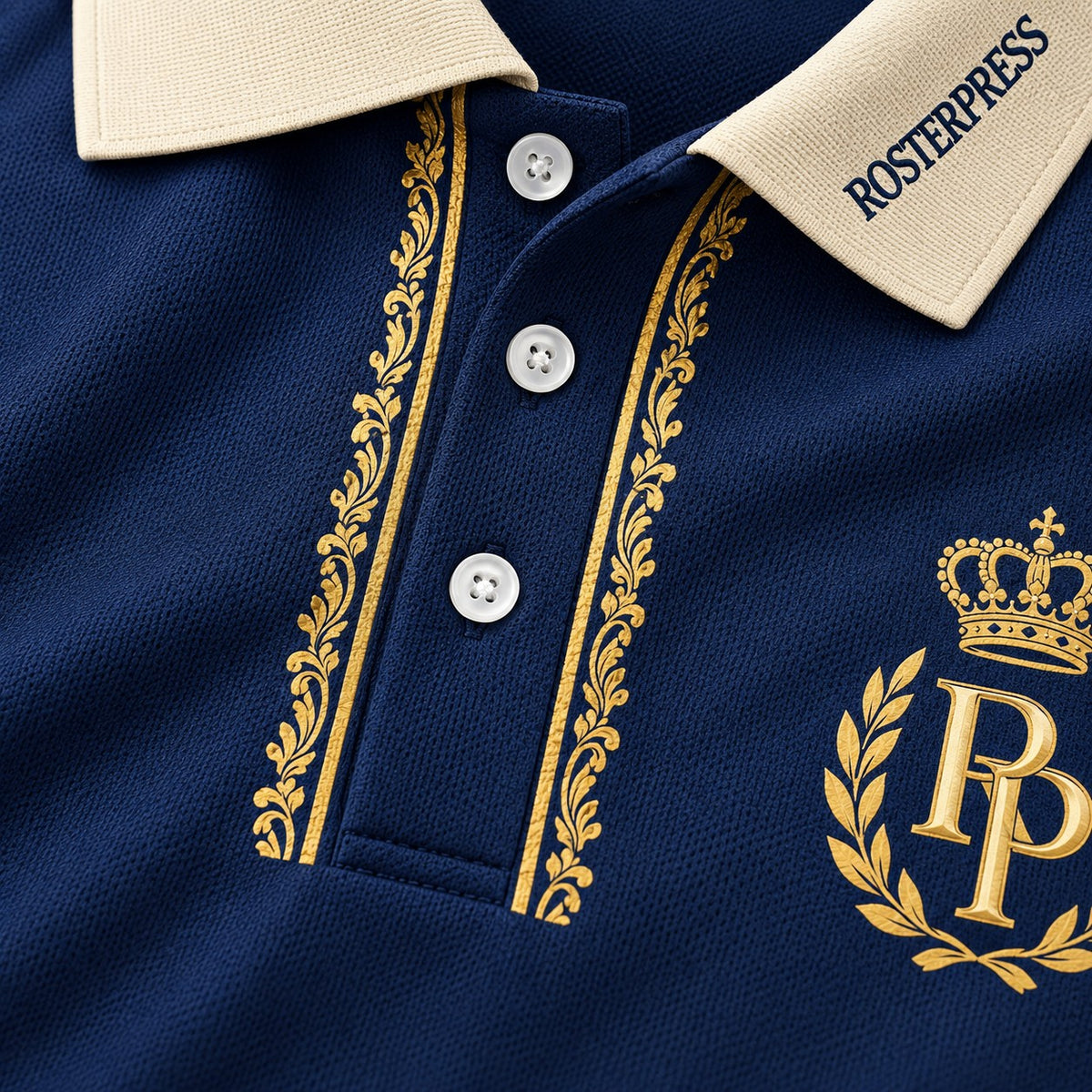 Rosterpress Lane Royale premium bowling polo - fabric