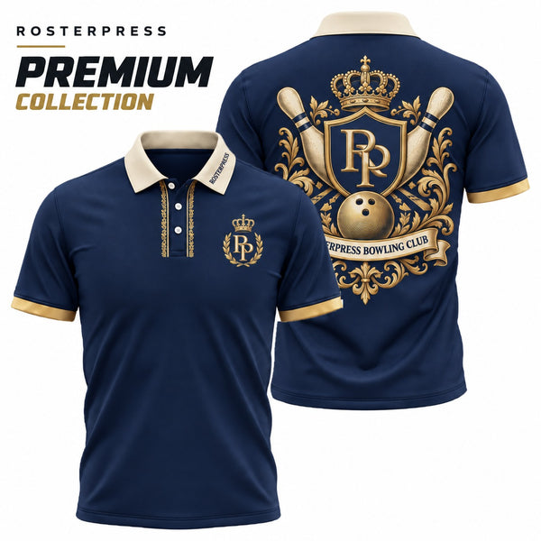Rosterpress Lane Royale premium bowling polo